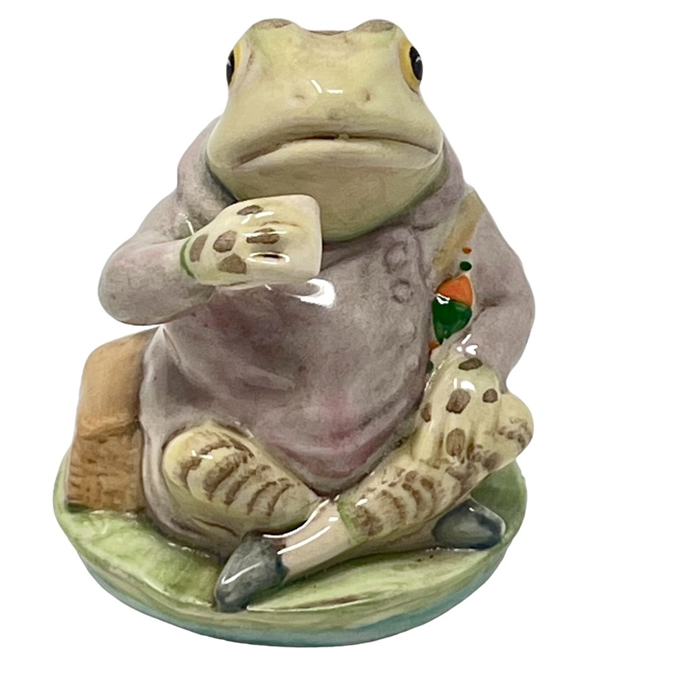 Vintage Royal Albert Beatrix Potter Jeremy Fisher porcelain figurine